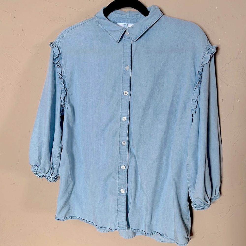 Light Blue Lyocell Button Down